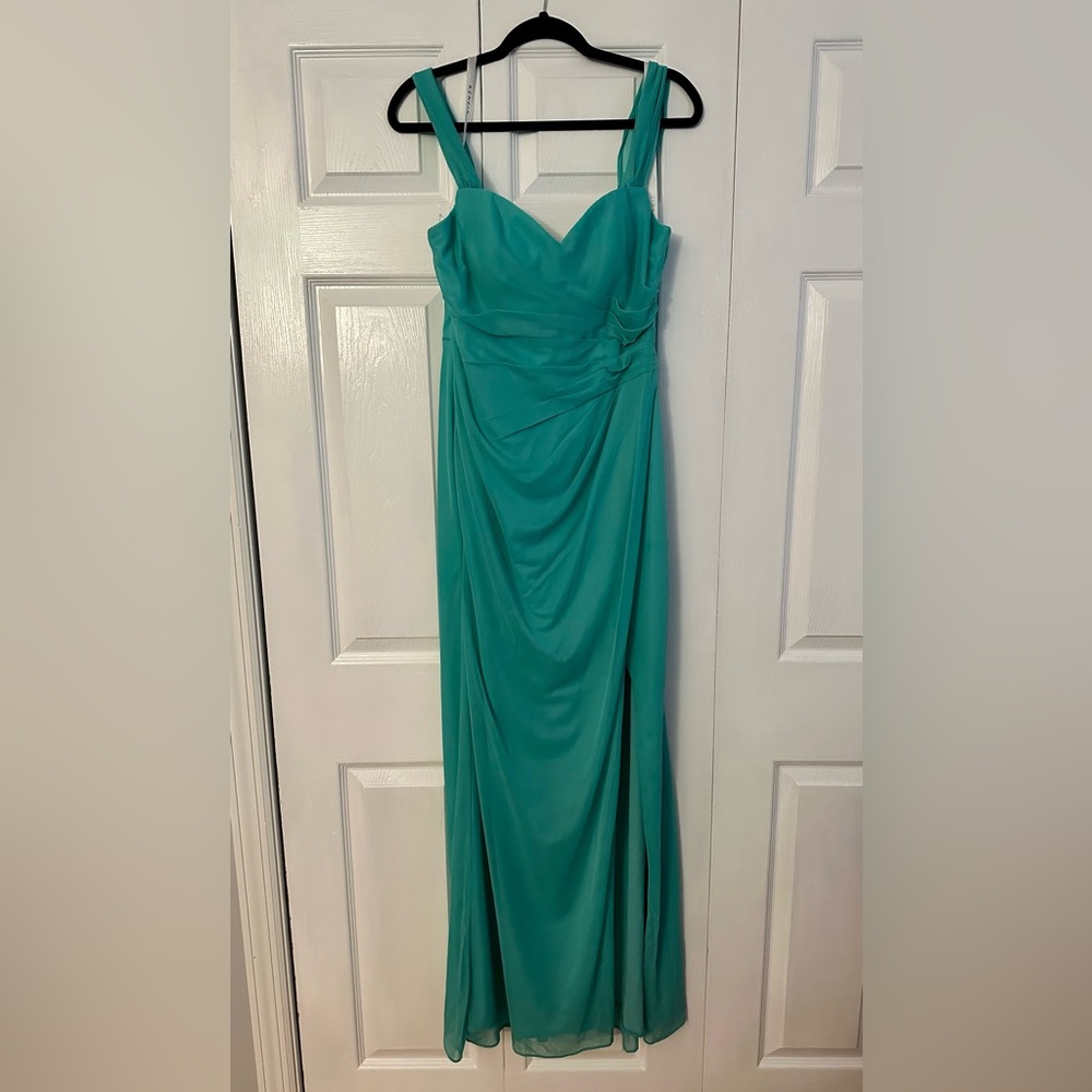 Azazie Bridesmaid Dress - Spa Color (Size 12)